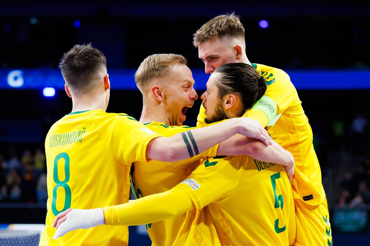  Europos salės futbolo čempionatas: Lietuva – Čekija 3:3