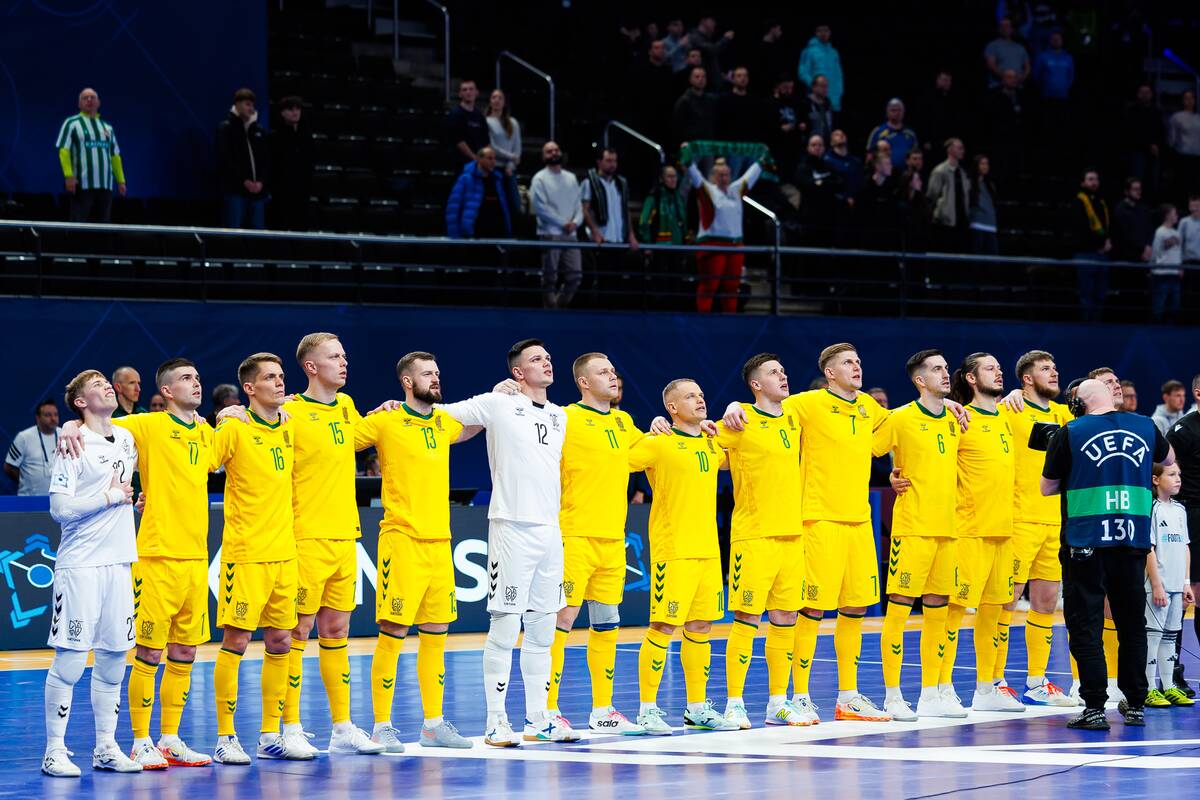  Europos salės futbolo čempionatas: Lietuva – Čekija 3:3