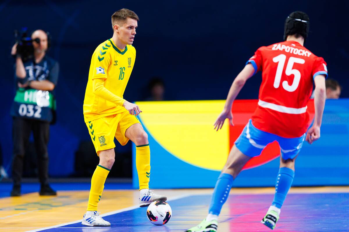 Europos salės futbolo čempionatas: Lietuva – Čekija 3:3