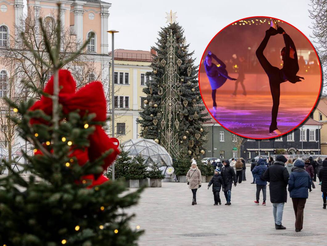 Kiek dar džiugins Kauno eglutė ir ledo čiuožykla po atviru dangumi?