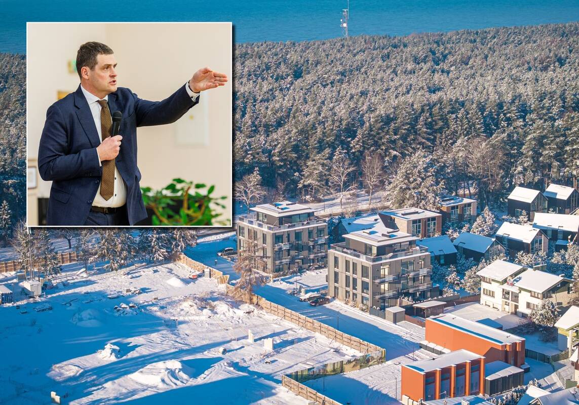 Vieta: naujasis politiko pirkinys – prestižinėje Palangos vietoje, netoli jūros.