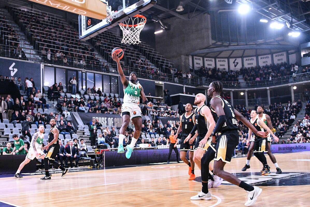 Skirtumas: žalgiriečiai gerokai pranoko ASVEL žaidėjus dvitaškių taiklumu – atitinkamai 71 proc. ir 51 proc.