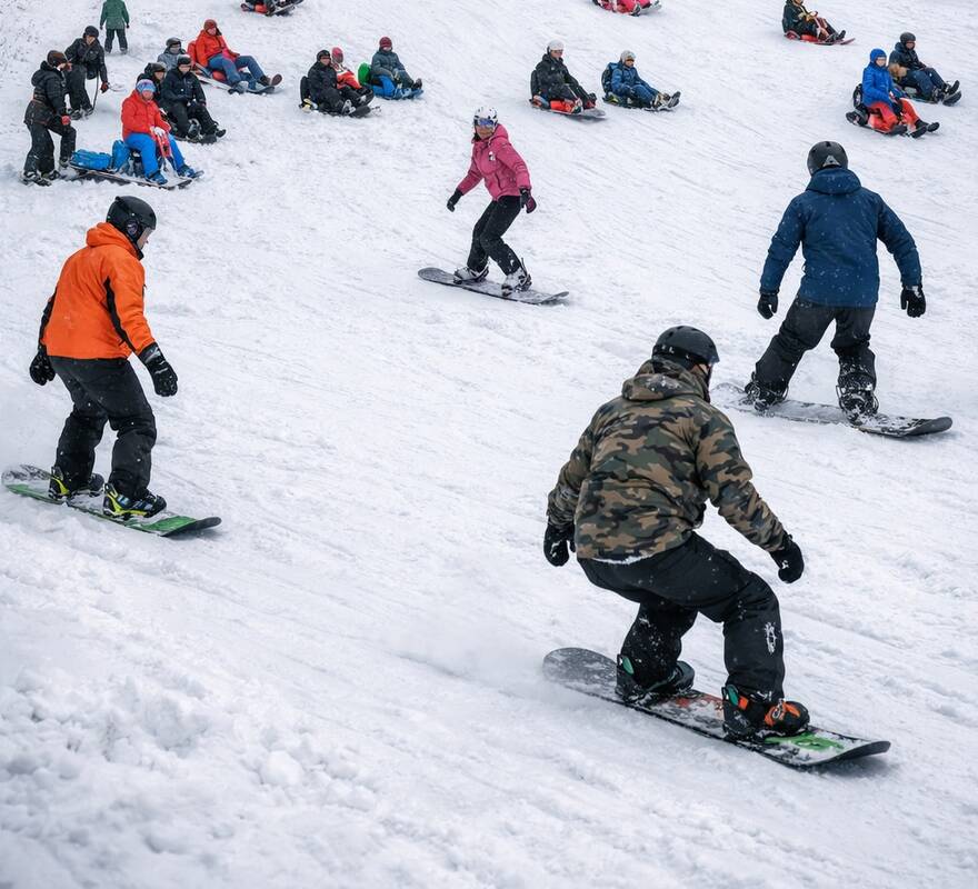 Veiklos: šį savaitgalį žiemos sporto entuziastai turės progą išbandyti savo jėgas.