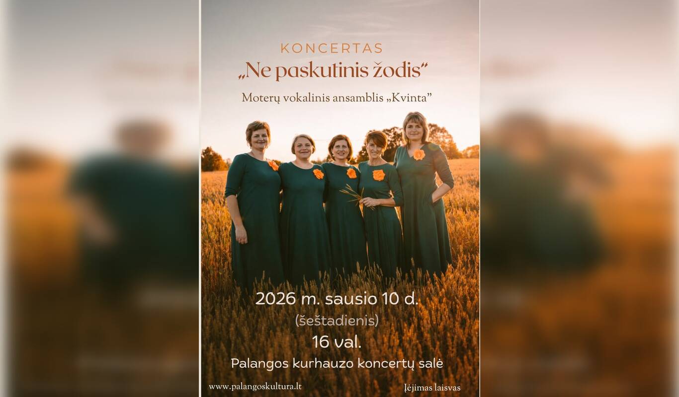 Kurhauze – nemokamas koncertas „Ne paskutinis žodis“