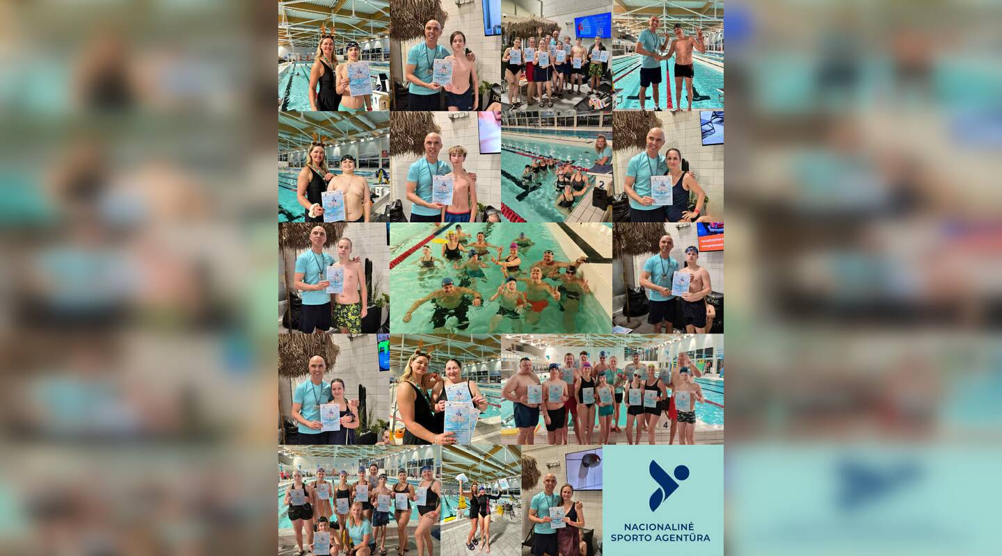 Fizinio aktyvumo projektas Klaipėdos ir Kupiškio baseinuose baigtas: 450 dalyvių ugdė ištvermę