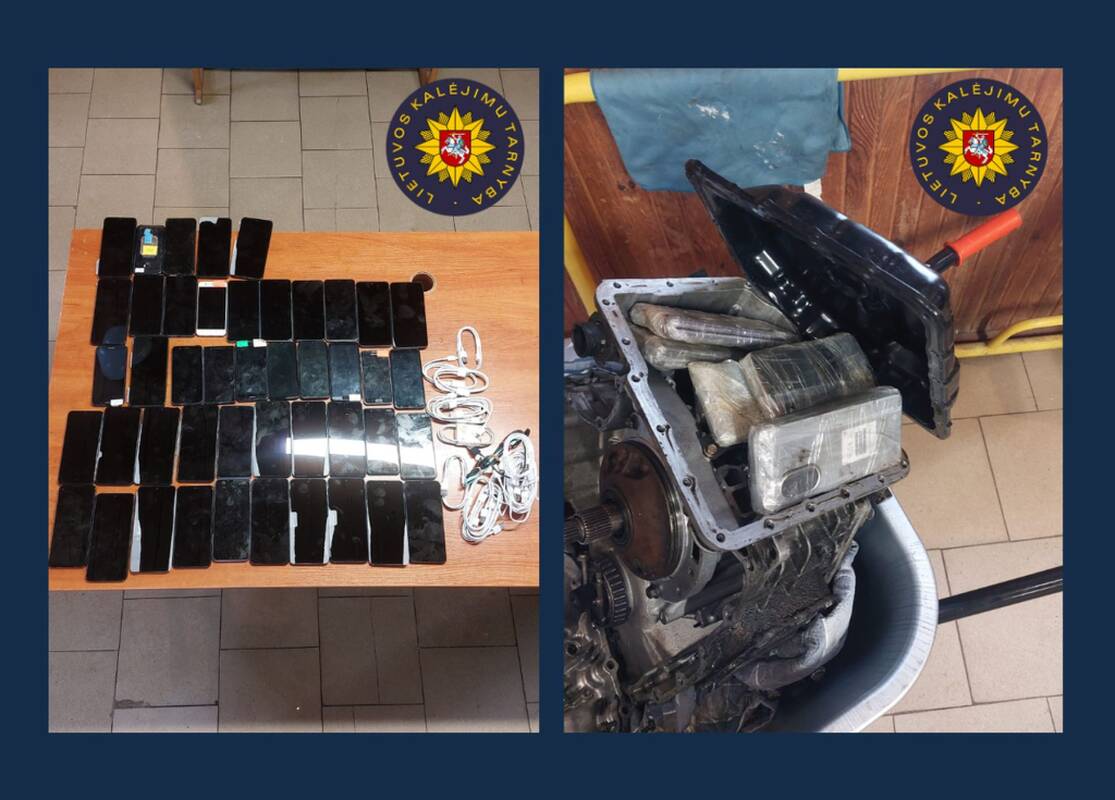 Pravieniškių kalėjime užkardytas bandymas perduoti 45 mobiliuosius telefonus