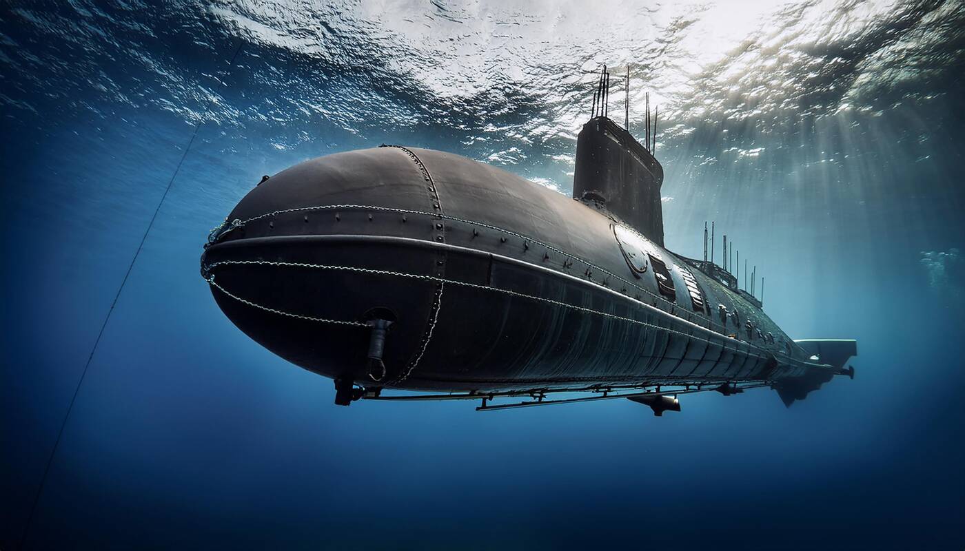 Kodėl povandeniniai laivai yra juodi, o ne mėlyni?