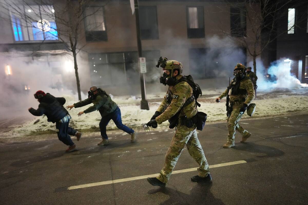 
<span>Mineapolyje – protestai prieš nežmoniškais vadinamus ICE agentus</span>
