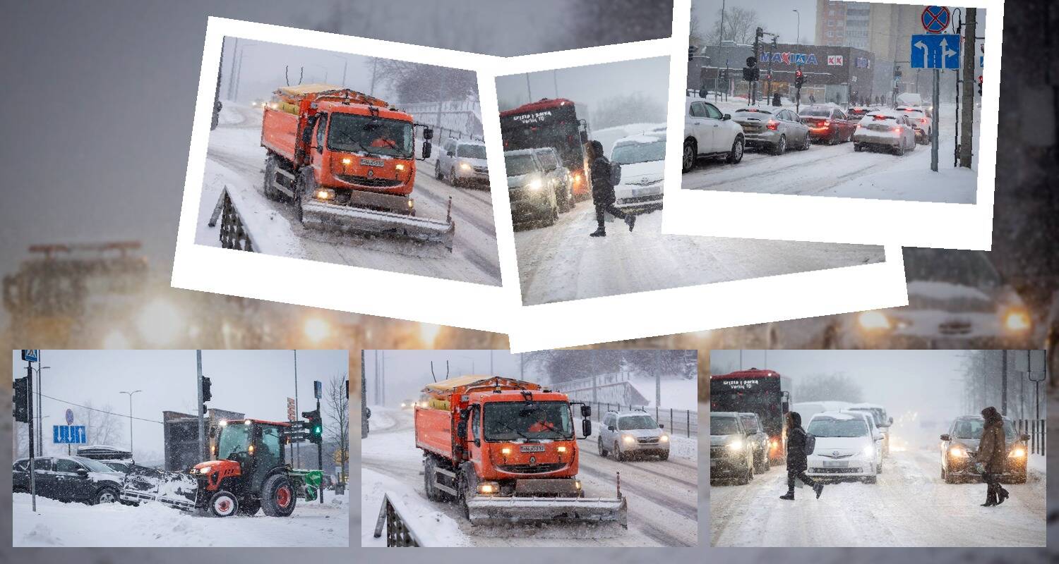 Lietuvą užgriuvęs gausus snygis apnuogino kai kurių vairuotojų beviltiškumą