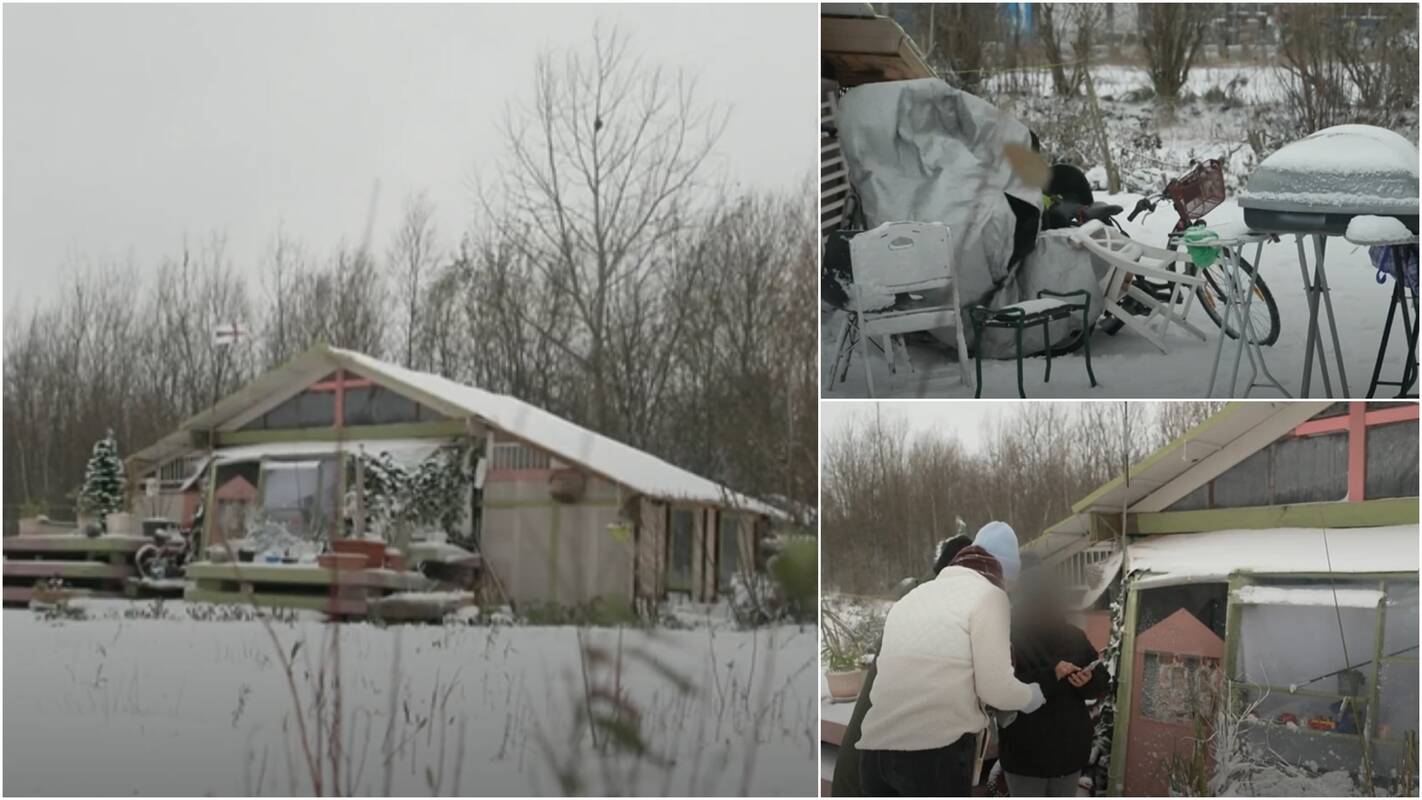 Nelegalus namas: be leidimų, bet su saulės baterijomis