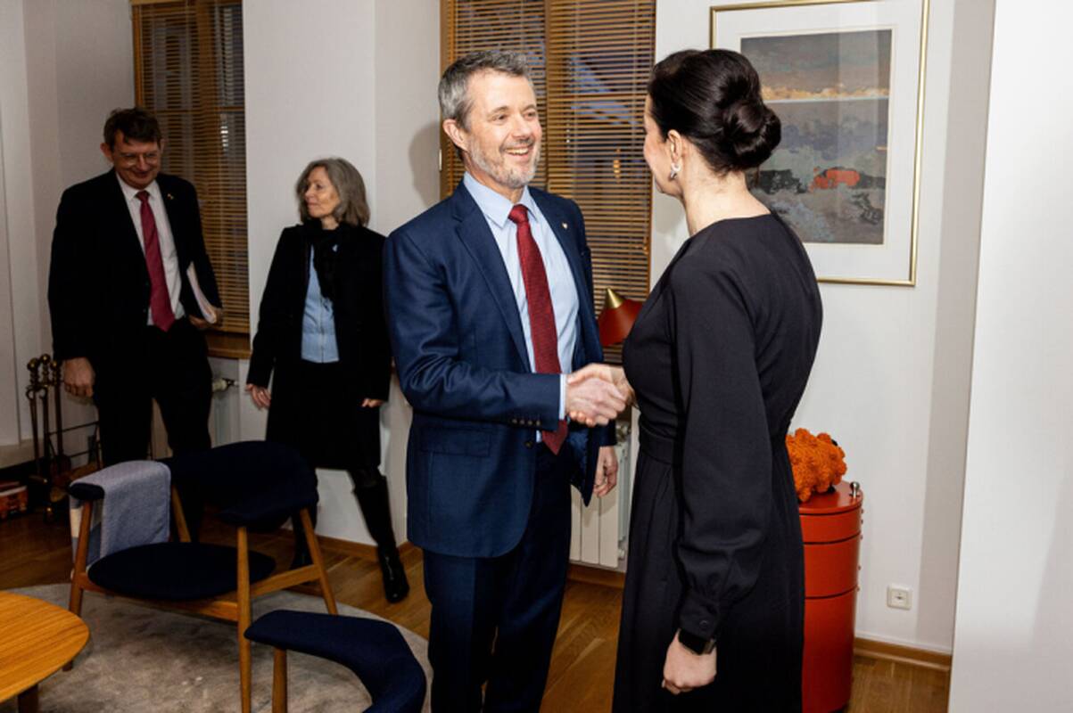 Karalius Frederikas X ir Inga Ruginienė