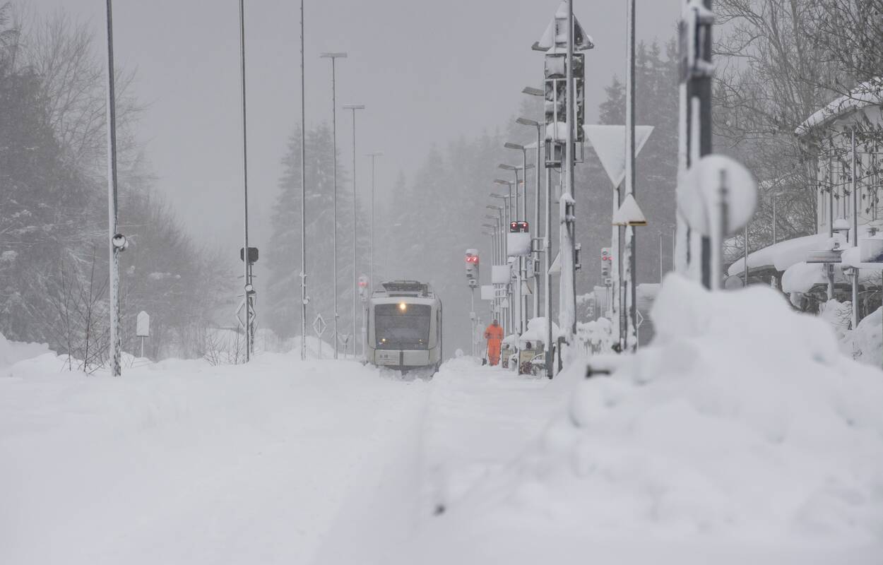 Sniegas sėja chaosą ne tik Vokietijoje