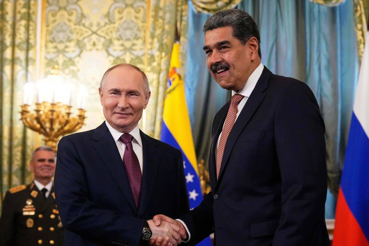 Vladimiras Putinas ir Nicolas Maduro