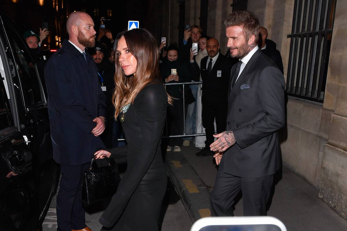 Davidas Beckhamas su žmona Victoria Beckham