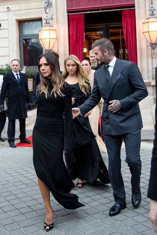 Davidas Beckhamas su žmona Victoria Beckham