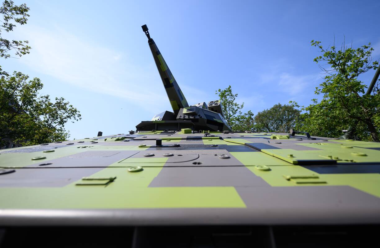 „Rheinmetall“ pristato į Ukrainą oro gynybos sistemas „Skyranger“