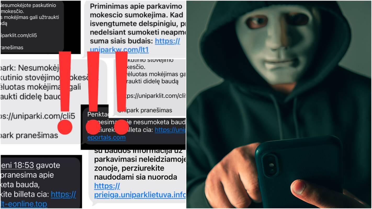 Įspėja: jokiu būdu nespauskite šių nuorodų