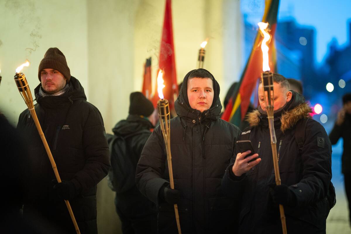 Kasmetinės deglų eitynės Vilniuje – nuo J. Basanavičiaus aikštės iki Lukiškių aikštės