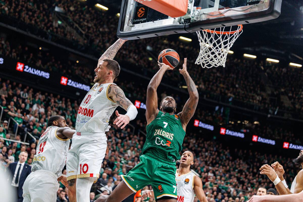 Eurolyga: Kauno „Žalgiris“ – „Monaco“