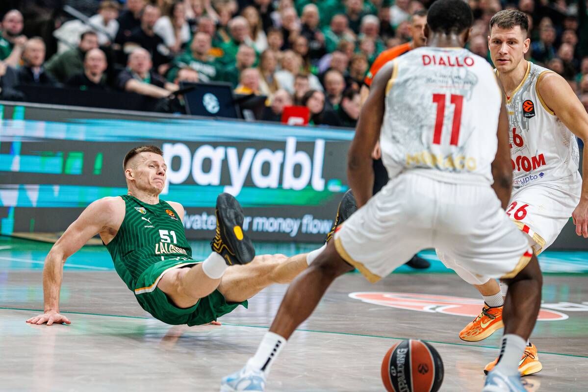 Eurolyga: Kauno „Žalgiris“ – „Monaco“