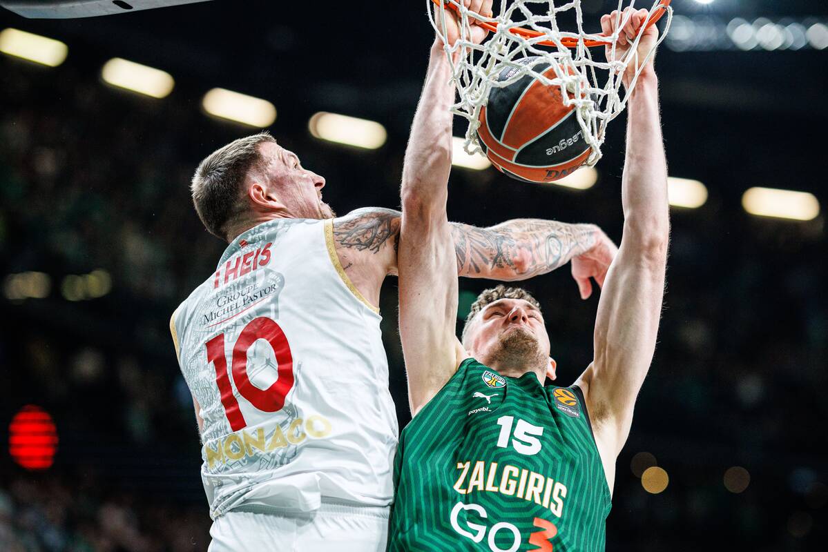 Eurolyga: Kauno „Žalgiris“ – „Monaco“