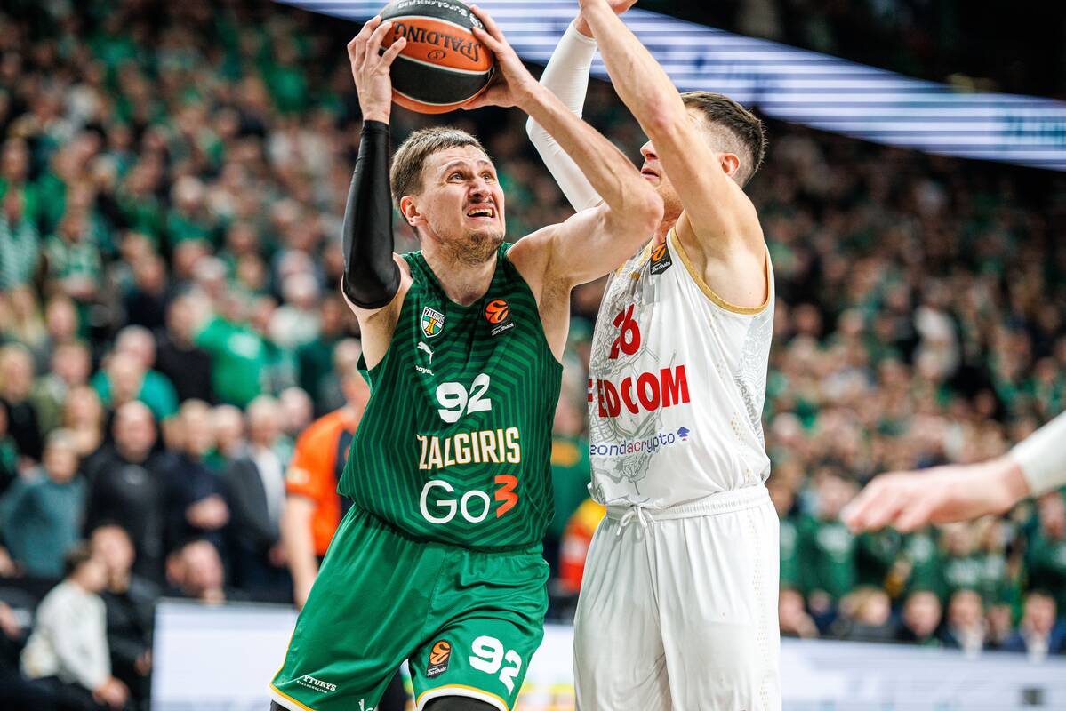 Eurolyga: Kauno „Žalgiris“ – „Monaco“