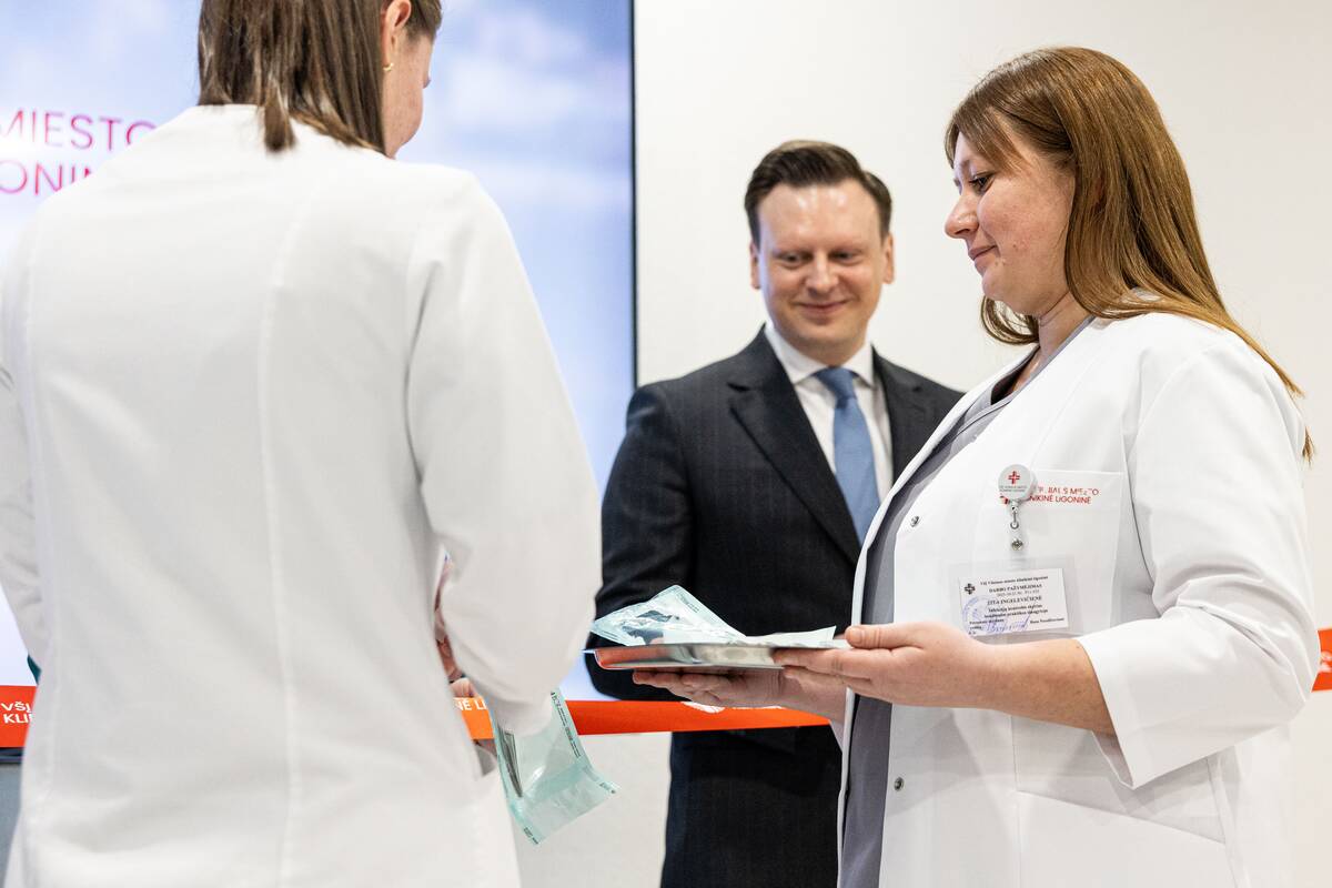 Vilniaus miesto klinikinės ligoninės operacinių, reanimacijos ir hemodializės korpuso atidarymas