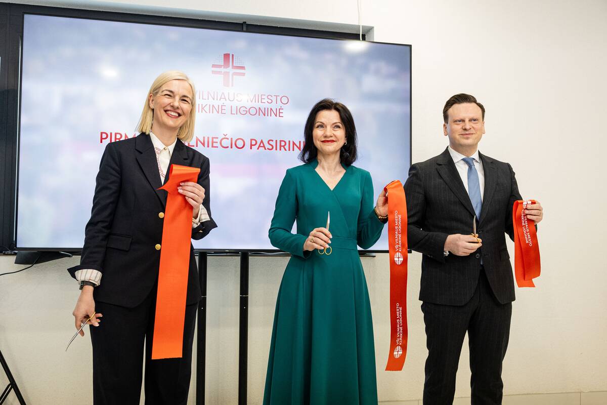 Vilniaus miesto klinikinės ligoninės operacinių, reanimacijos ir hemodializės korpuso atidarymas