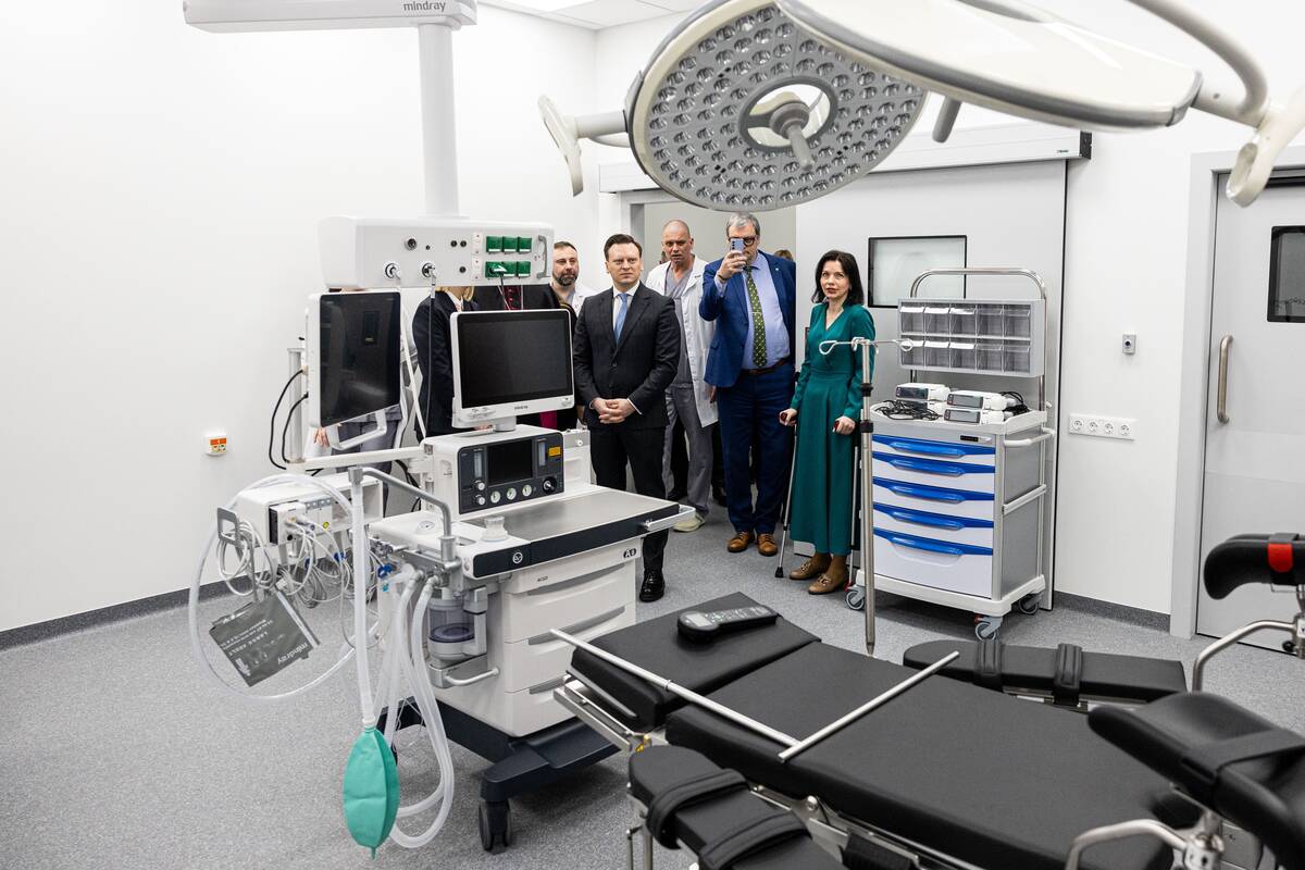 Vilniaus miesto klinikinės ligoninės operacinių, reanimacijos ir hemodializės korpuso atidarymas