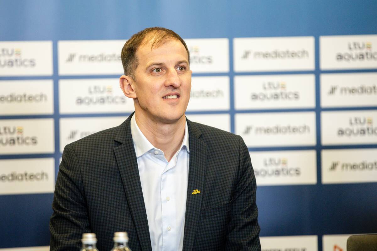„LTU Aquatics“ vadovų spaudos konferencija