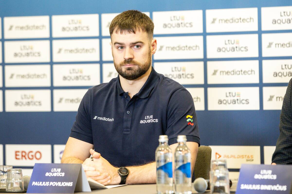 „LTU Aquatics“ vadovų spaudos konferencija