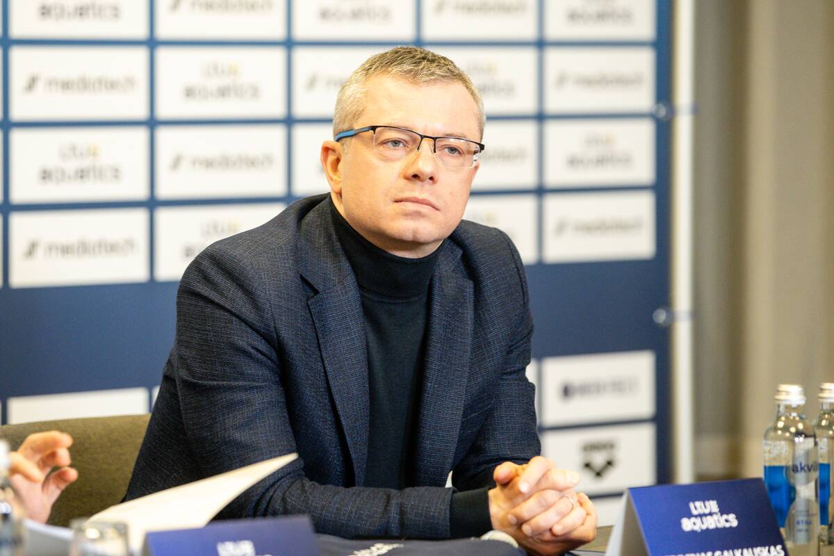 „LTU Aquatics“ vadovų spaudos konferencija