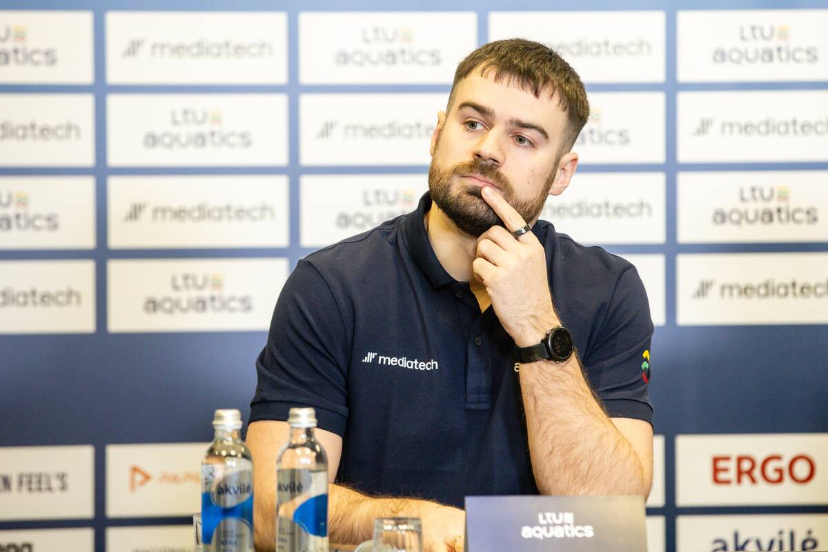 „LTU Aquatics“ vadovų spaudos konferencija