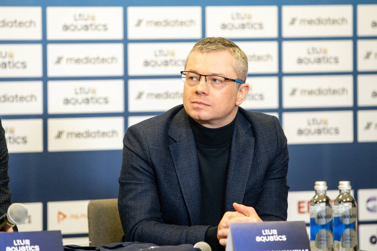 „LTU Aquatics“ vadovų spaudos konferencija