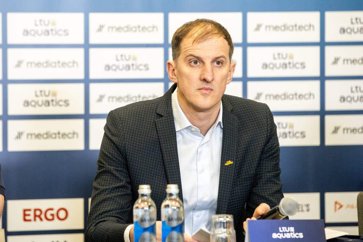 „LTU Aquatics“ vadovų spaudos konferencija