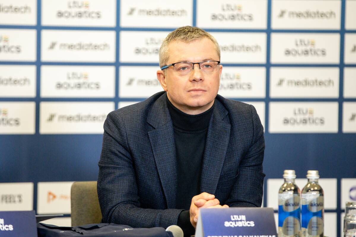 „LTU Aquatics“ vadovų spaudos konferencija