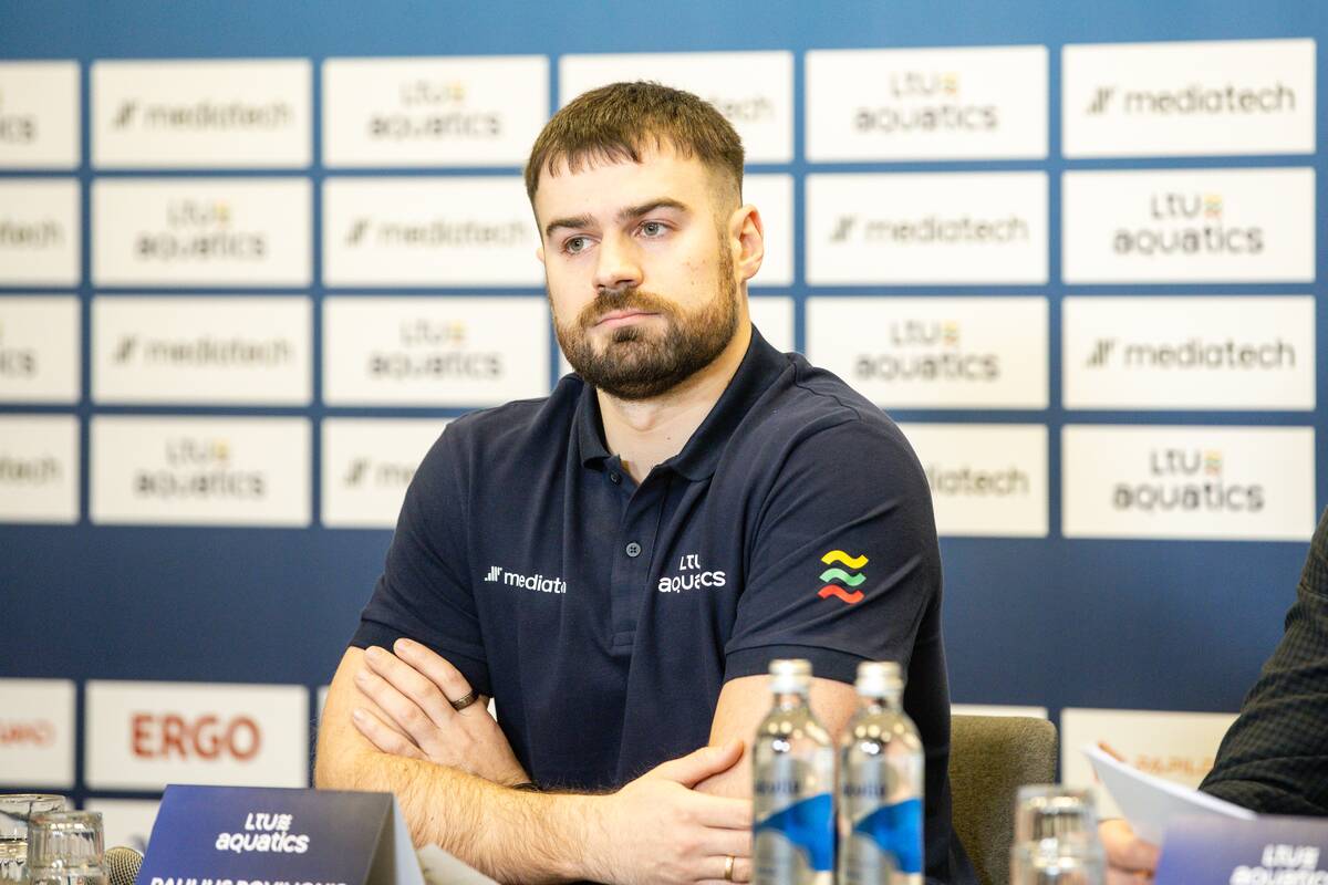 „LTU Aquatics“ vadovų spaudos konferencija