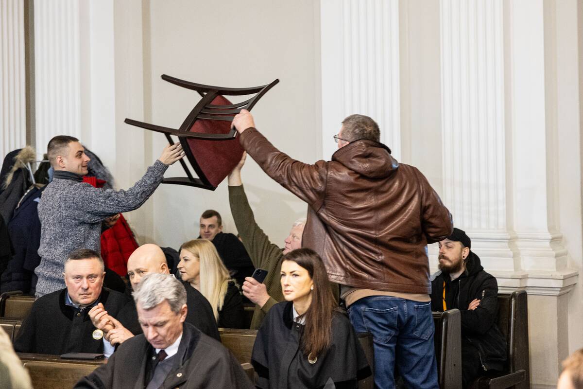Riaušių prie Seimo bylos nagrinėjimas Vilniaus apygardos teisme