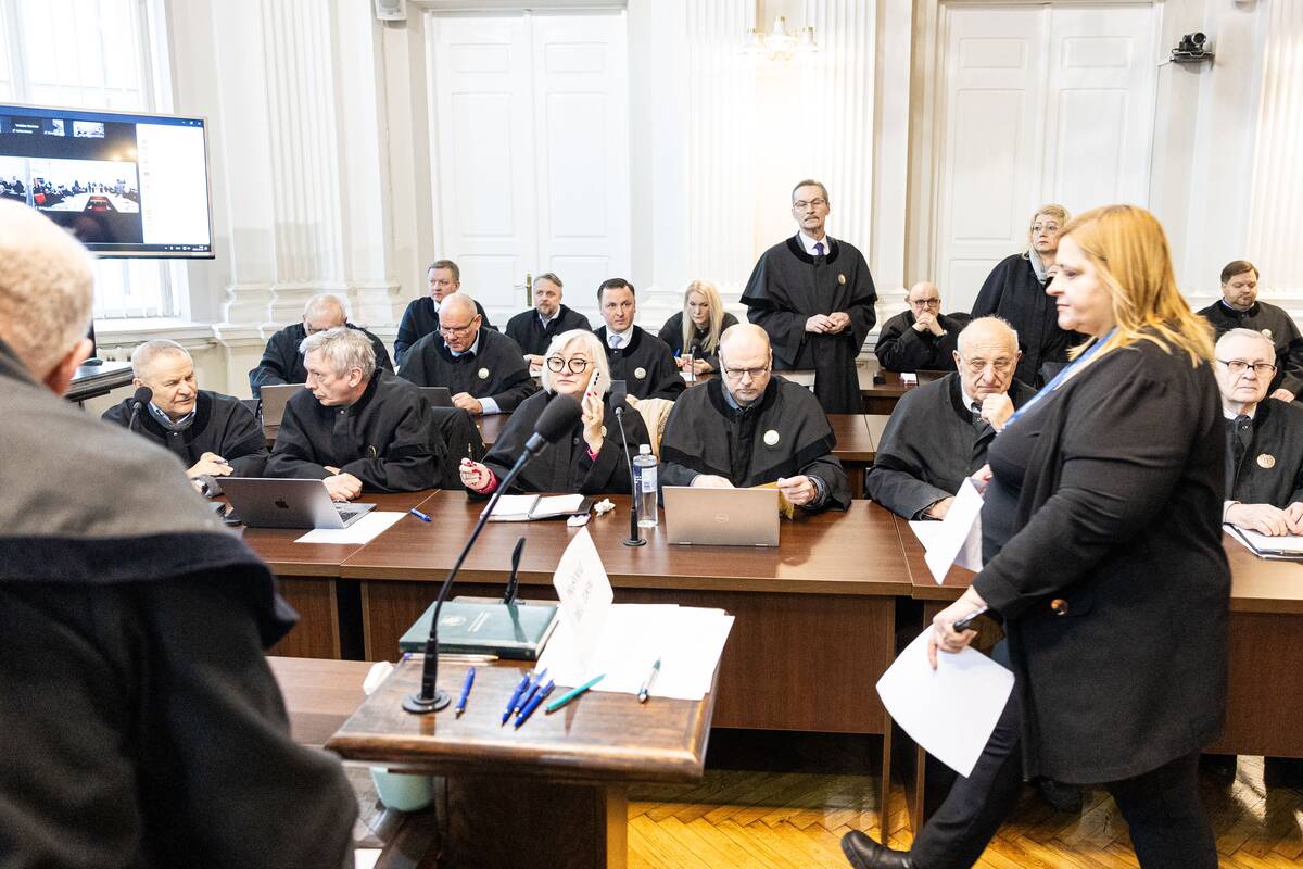 Riaušių prie Seimo bylos nagrinėjimas Vilniaus apygardos teisme