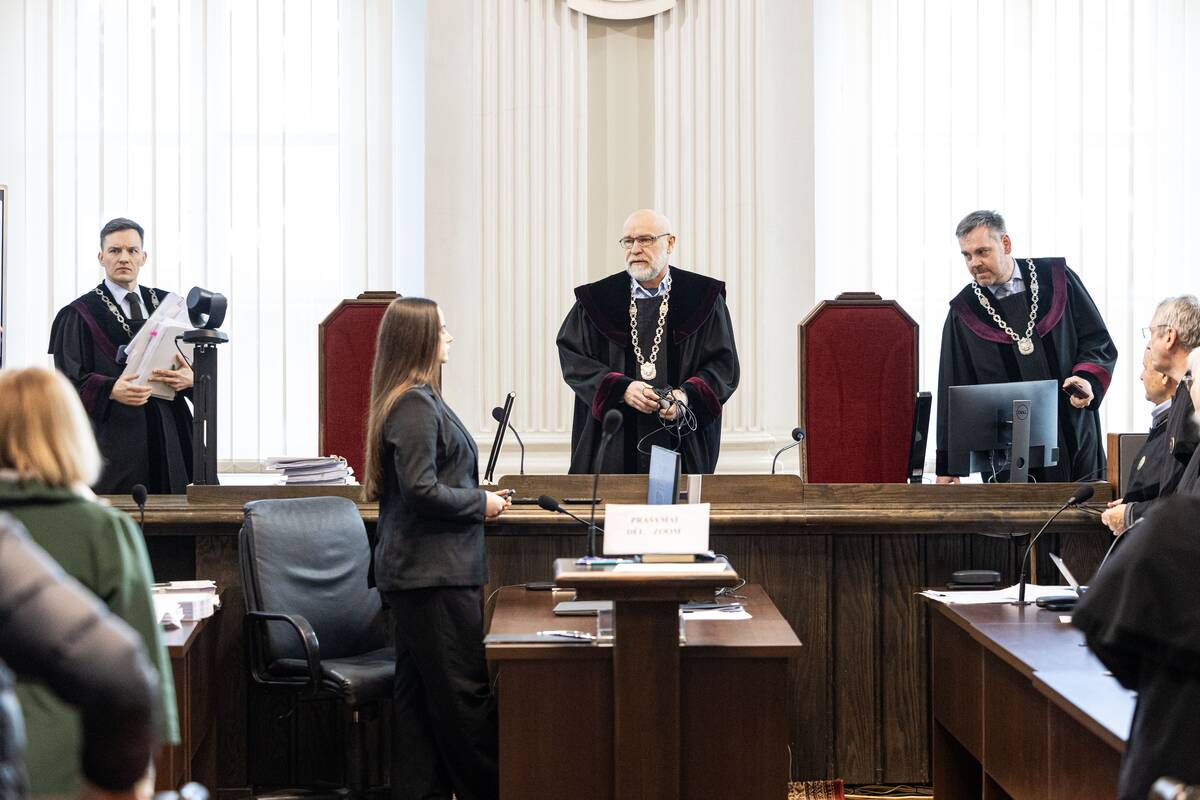 Riaušių prie Seimo bylos nagrinėjimas Vilniaus apygardos teisme