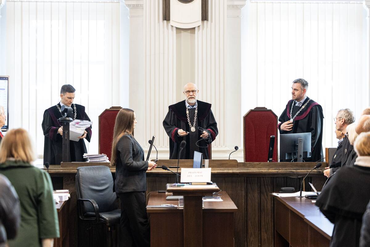 Riaušių prie Seimo bylos nagrinėjimas Vilniaus apygardos teisme
