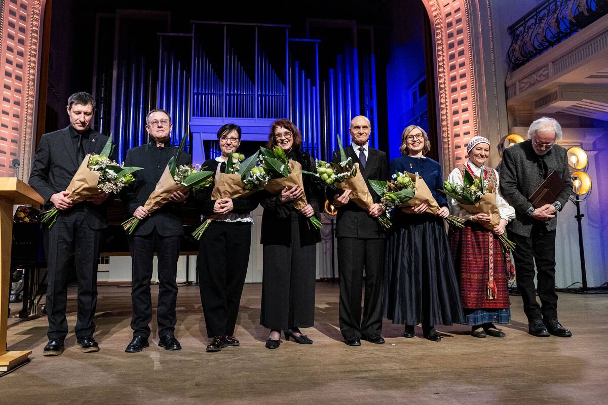 Filharmonijoje įteiktos Nacionalinės premijos