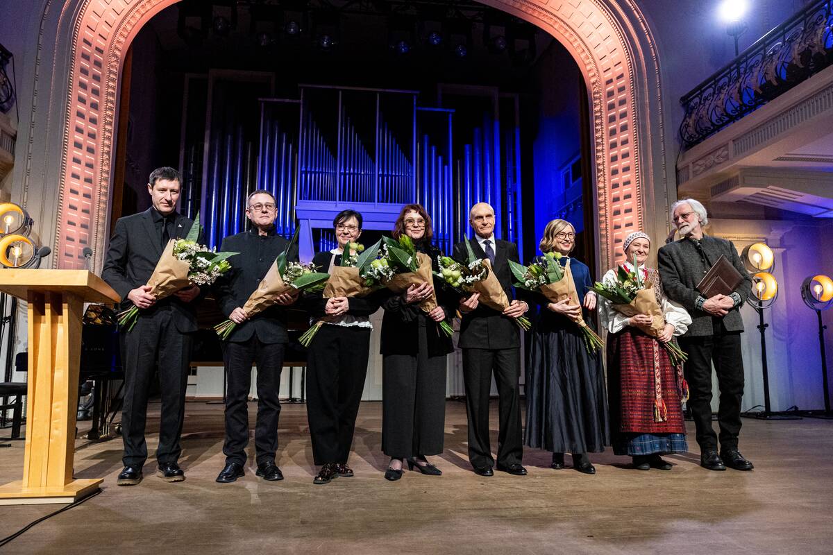 Filharmonijoje įteiktos Nacionalinės premijos