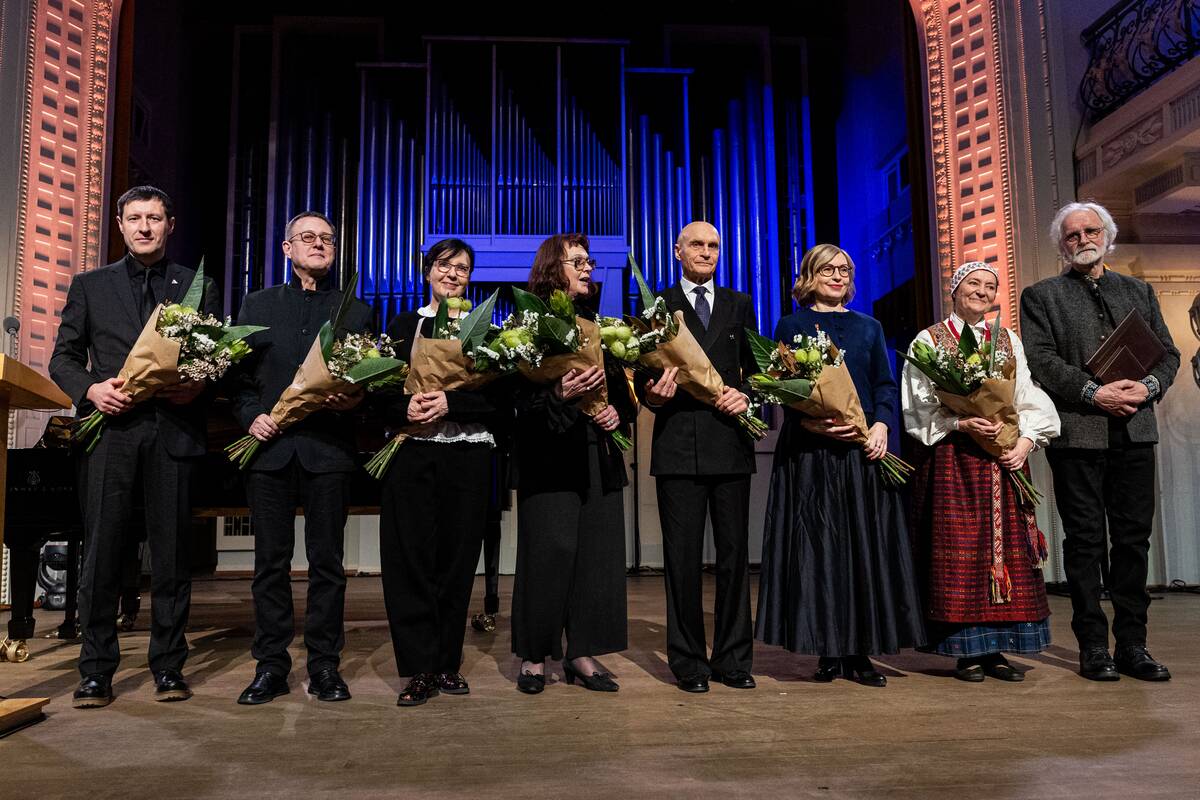 Filharmonijoje įteiktos Nacionalinės premijos