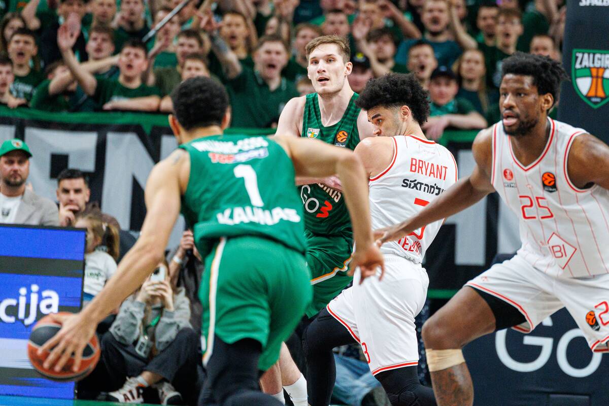 Eurolyga: Kauno „Žalgiris“ – Tel Avivo „Hapoel“ 93:82