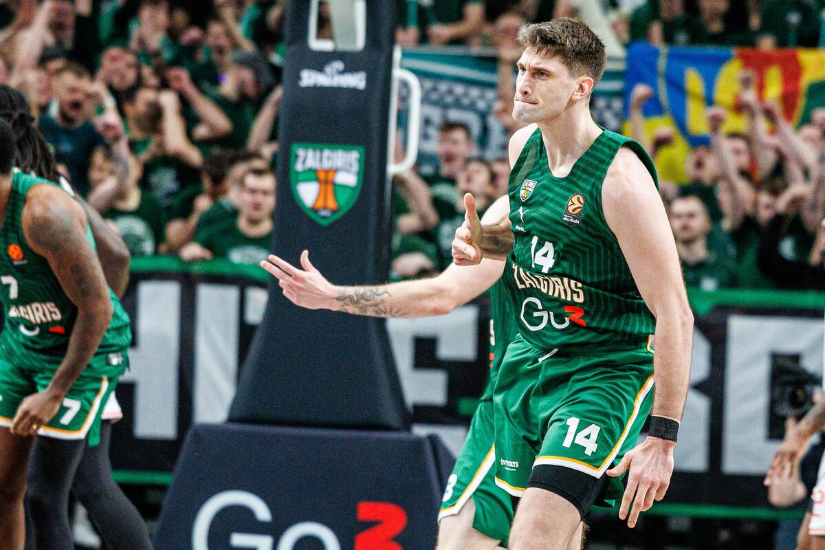 Eurolyga: Kauno „Žalgiris“ – Tel Avivo „Hapoel“ 93:82