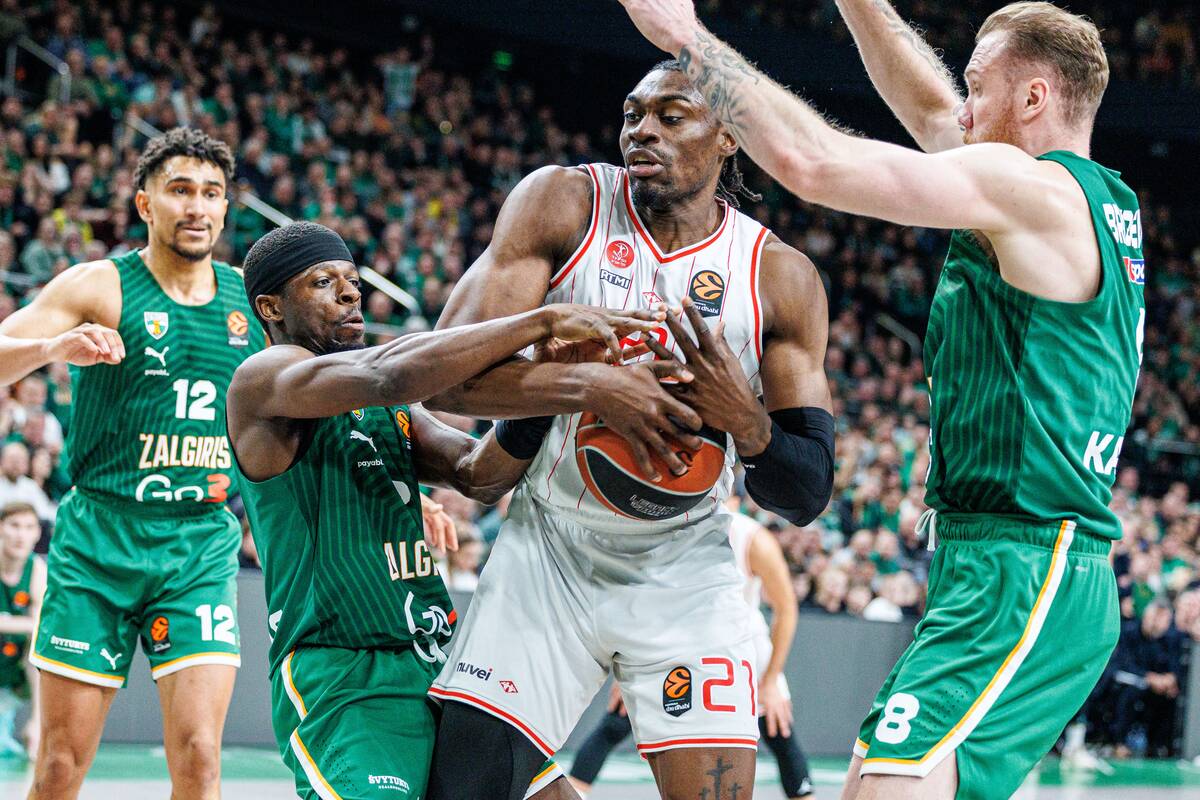 Eurolyga: Kauno „Žalgiris“ – Tel Avivo „Hapoel“ 93:82