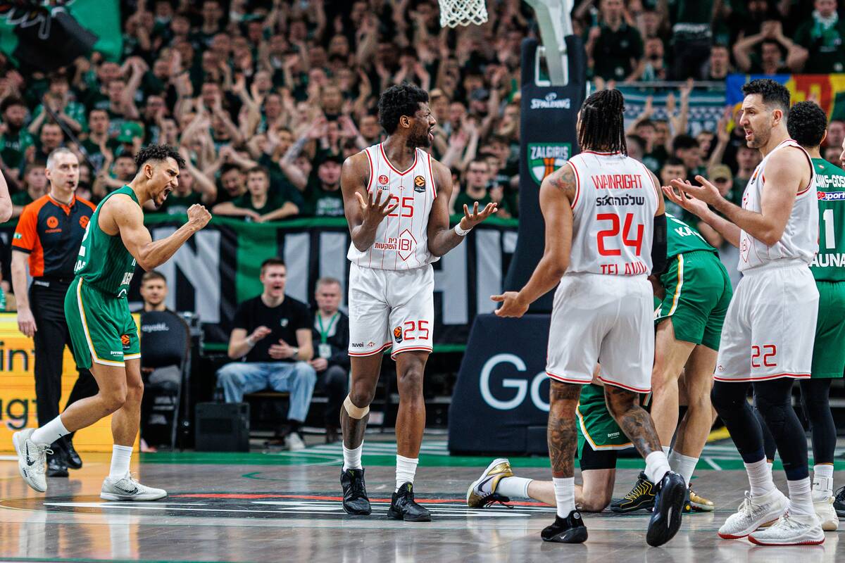 Eurolyga: Kauno „Žalgiris“ – Tel Avivo „Hapoel“ 93:82