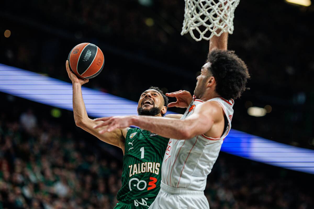 Eurolyga: Kauno „Žalgiris“ – Tel Avivo „Hapoel“ 93:82