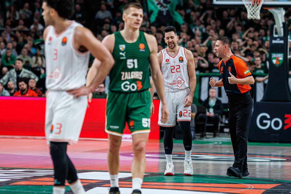 Eurolyga: Kauno „Žalgiris“ – Tel Avivo „Hapoel“ 93:82
